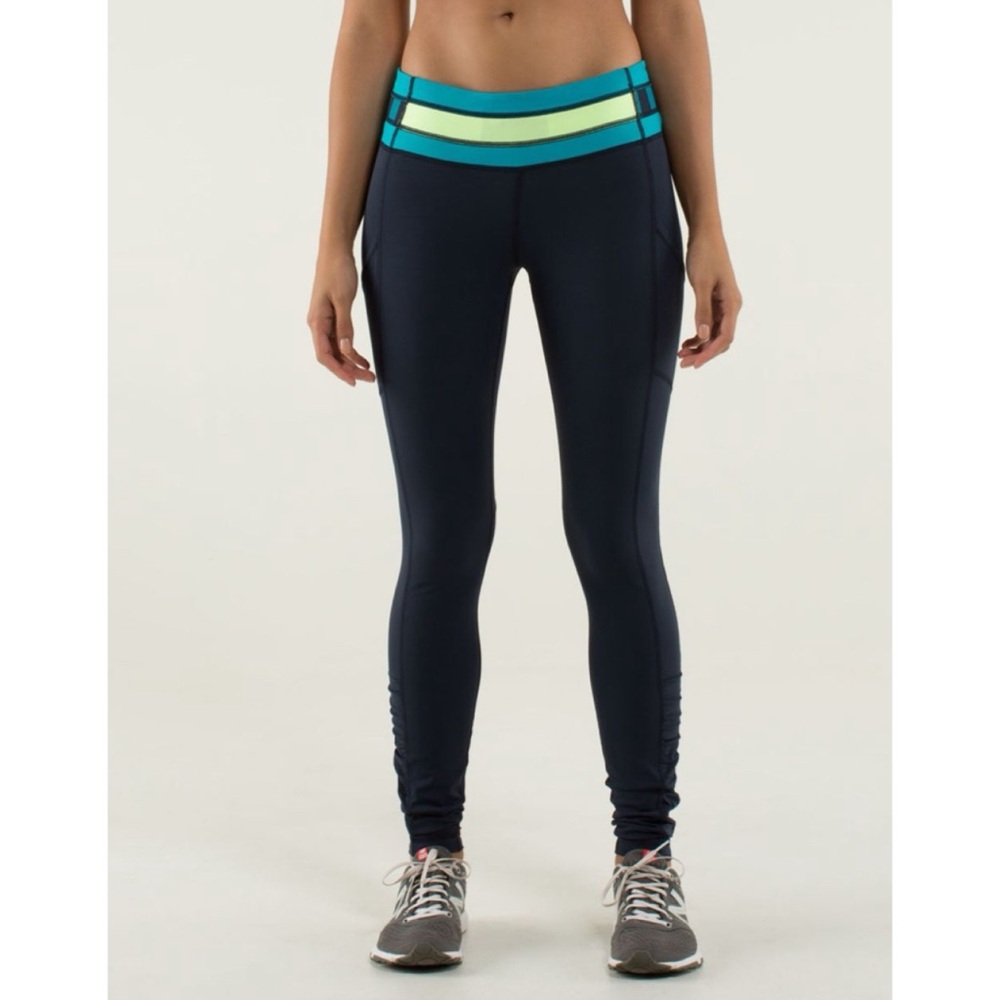 Lululemon Speed Tight *Brushed Interlock Inkwell / Quilt Winter 13-27 4